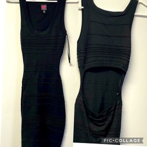 Black bandage dress